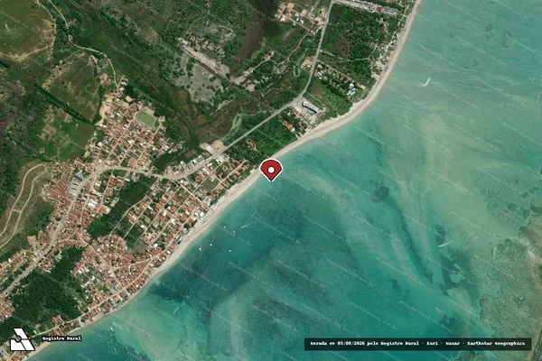 Imagem de satélite — Embargo IBAMA — Infração de pesca(Não Classificada-Móvel) - Maragogi/AL