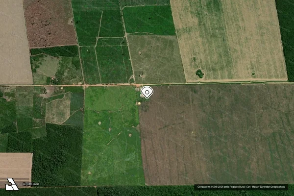 Imagem de satélite — Embargo Ambiental - Rondon do Pará/PA