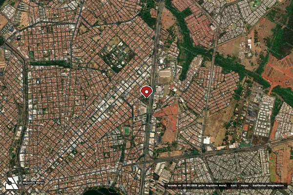 Imagem de satélite — Embargo IBAMA — Infração de Administração Ambiental(Não Classificada-Móvel) - São José do Rio Preto/SP