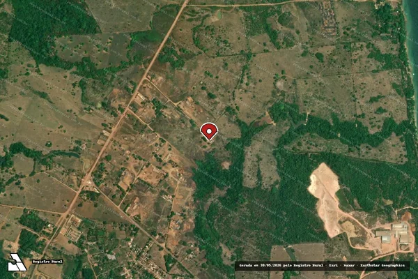 Imagem de satélite — Embargo IBAMA — Infração da Flora - Tucuruí/PA