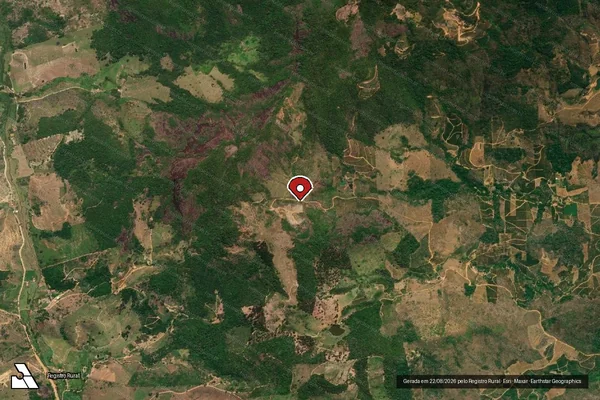Imagem de satélite — Embargo Ambiental - Colatina/ES