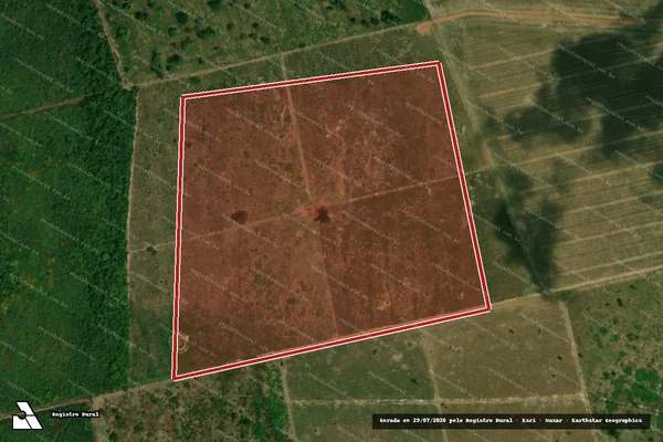 Imagem de satélite de Infração Ambiental em Vila Bela da Santíssima Trindade - MT