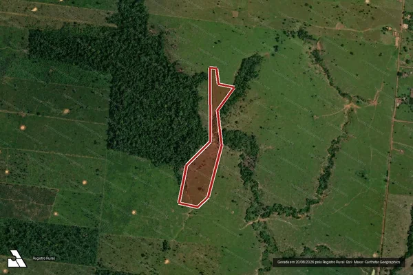 Imagem de satélite de Infração da Flora em Porto Velho - RO