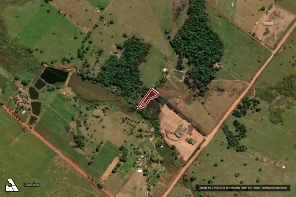 Imagem de satélite de Infração Ambiental em Espigão D'Oeste - RO