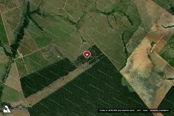 Imagem de satélite — Embargo IBAMA — Infração da Flora — São Francisco do Guaporé/RO