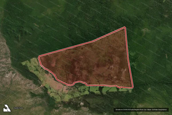 Imagem de satélite de Infração da Flora em Altamira - PA