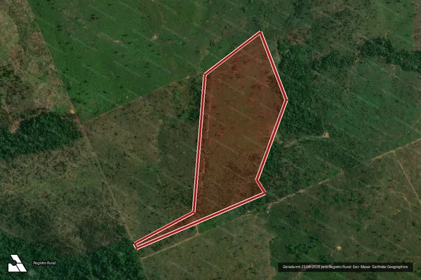 Imagem de satélite de Infração da Flora em Apuí - AM
