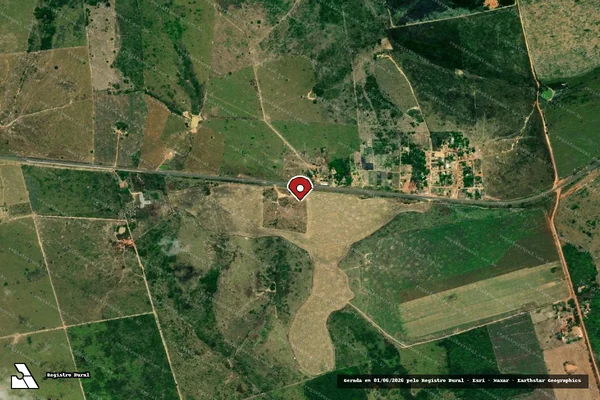 Imagem de satélite — Embargo IBAMA — Infração da Flora - Buriticupu/MA