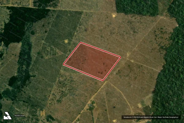 Imagem de satélite de Infração da Flora em Machadinho D'Oeste - RO