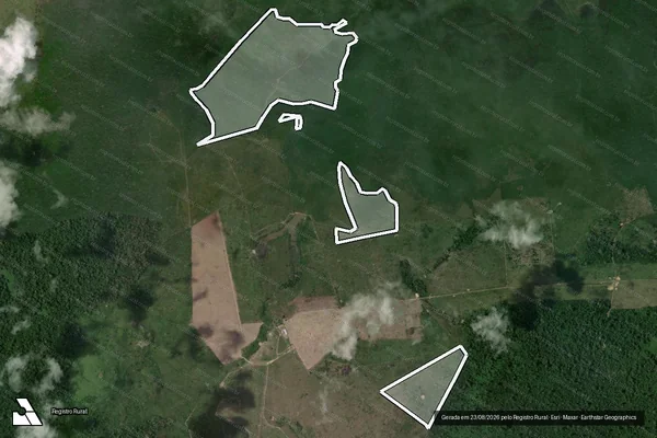 Imagem de satélite de Infração da Flora em São Félix do Xingu - PA