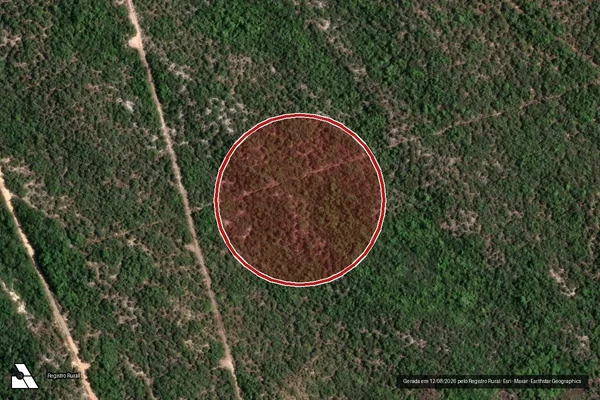 Imagem de satélite de Infração Ambiental em Natal - RN
