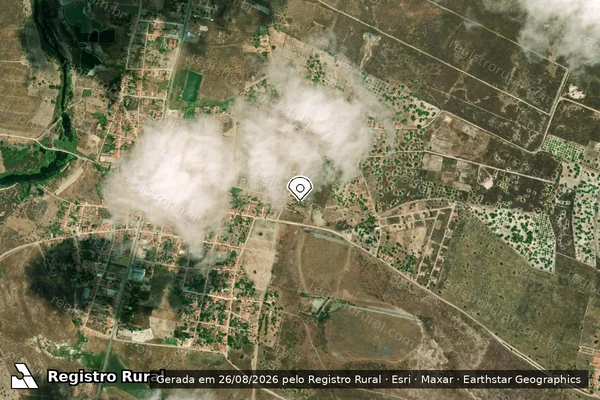 Imagem de satélite — Embargo IBAMA — Infração da Flora — Morada Nova/CE
