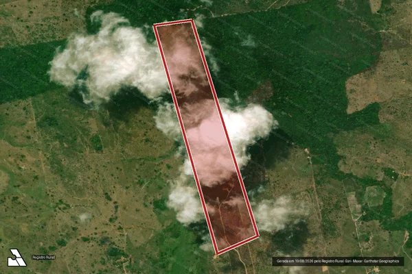 Imagem de satélite de Infração da Flora em Novo Repartimento - PA