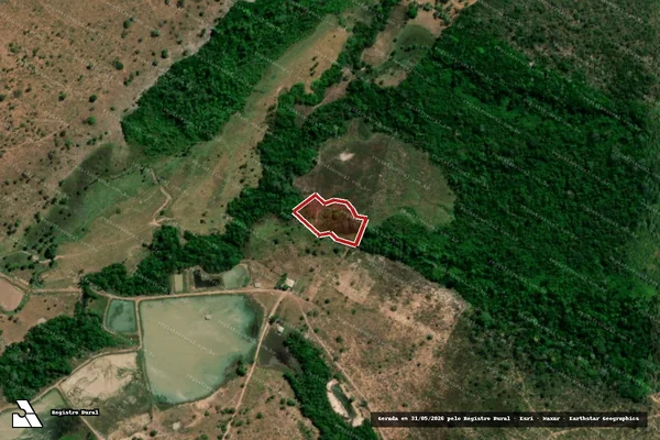 Imagem de satélite de Infração da Flora em Araguatins - TO