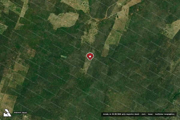 Imagem de satélite — Embargo IBAMA — Infração da Flora — Diamante/PB
