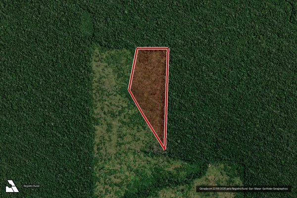 Imagem de satélite de Infração Ambiental em Humaitá - AM