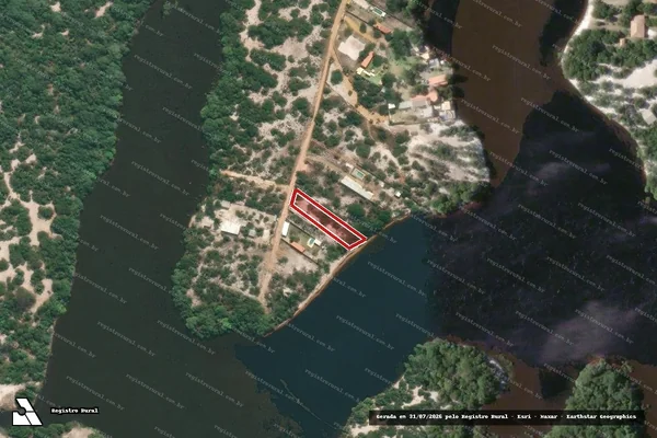 Imagem de satélite de Infração Ambiental em Itapemirim - ES