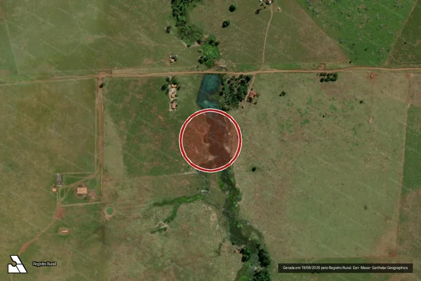 Imagem de satélite de Infração Ambiental em São Francisco do Guaporé - RO