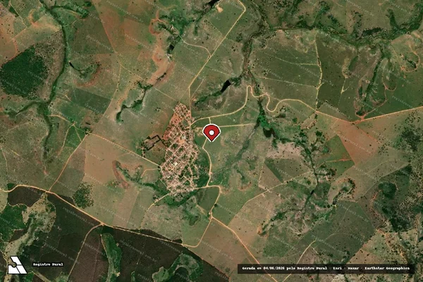 Imagem de satélite — Embargo IBAMA — Infração Ambiental — Medeiros Neto/BA