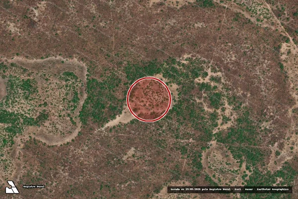 Imagem de satélite de Desmatamento em Alvorada do Norte - GO