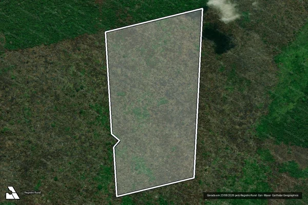 Imagem de satélite de Infração da Flora em Altamira - PA