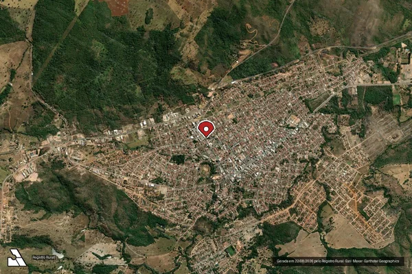 Imagem de satélite — Embargo IBAMA — Infração da Flora - Niquelândia/GO