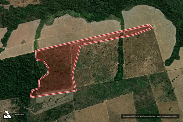 Imagem de satélite de Infração da Flora em Altamira - PA