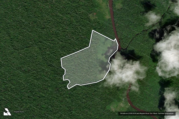 Imagem de satélite — Embargo Ambiental - Apuí/AM