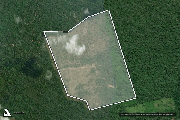 Imagem de satélite de Desmatamento em Anapu - PA