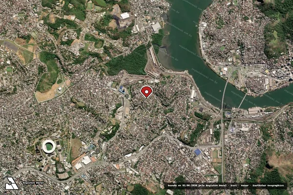 Imagem de satélite — Embargo IBAMA — Infração Ambiental - Cariacica/ES