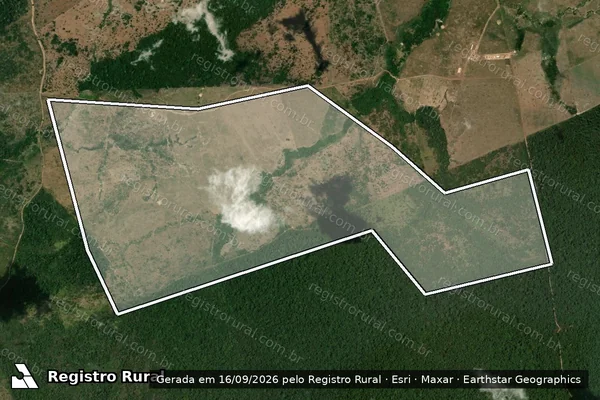 Imagem de satélite de Desmatamento em Altamira - PA
