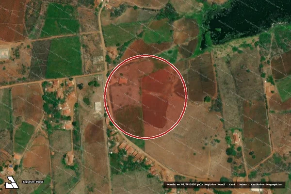 Imagem de satélite de Infração Ambiental em Boqueirão - PB