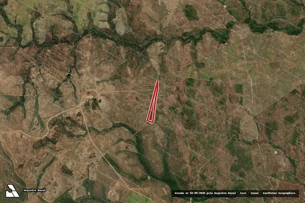 Imagem de satélite — Embargo IBAMA — Infração da Flora — Paranã/TO