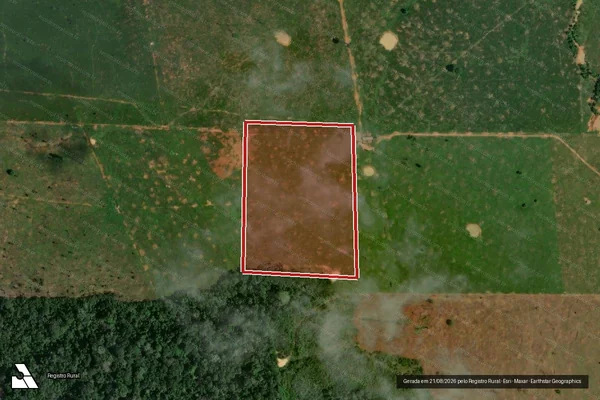 Imagem de satélite de Infração da Flora em Porto Velho - RO