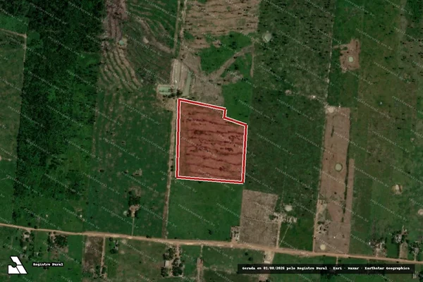 Imagem de satélite de Infração Ambiental em Porto Velho - RO