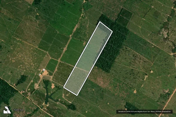 Imagem de satélite de Infração Ambiental em Porto Velho - RO