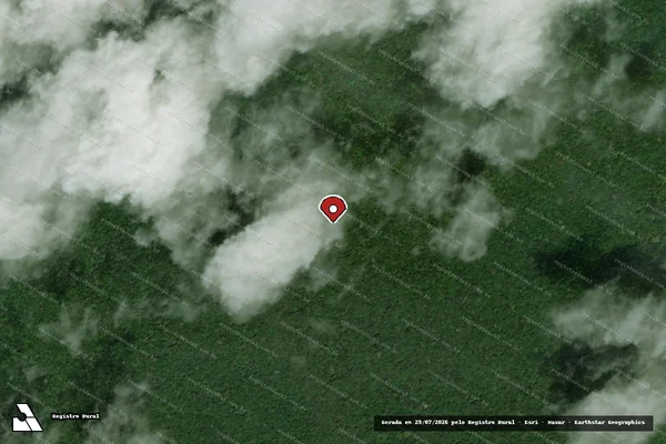 Imagem de satélite — Embargo IBAMA — Infração da Flora — Pracuúba/AP