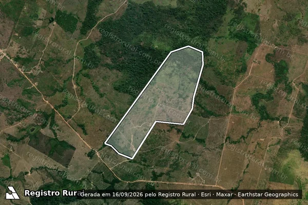 Imagem de satélite de Infração Ambiental em São Félix do Xingu - PA