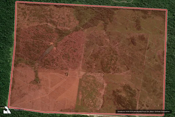 Imagem de satélite de Infração Ambiental em Altamira - PA
