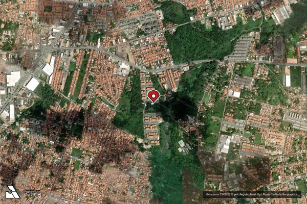 Imagem de satélite — Embargo IBAMA — Infração da Flora — São Luís/MA