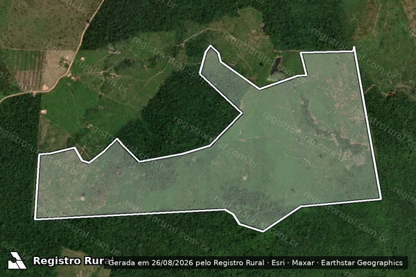 Imagem de satélite de Infração Ambiental em São Félix do Xingu - PA