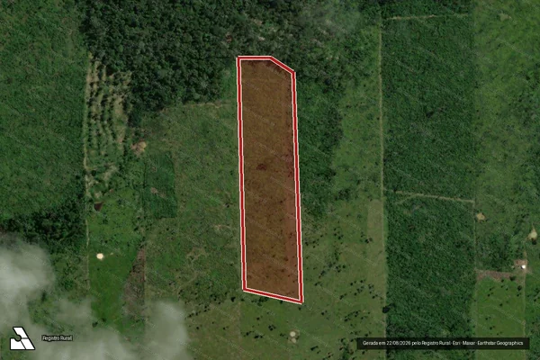 Imagem de satélite de Infração da Flora em Porto Velho - RO