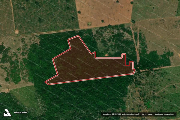 Imagem de satélite de Infração Ambiental em Porto Velho - RO
