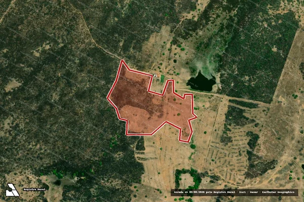 Imagem de satélite de Infração da Flora em Sousa - PB
