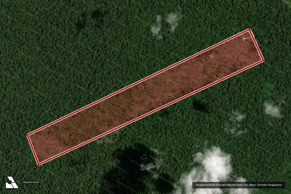 Imagem de satélite — Embargo Ambiental - Porto Velho/RO