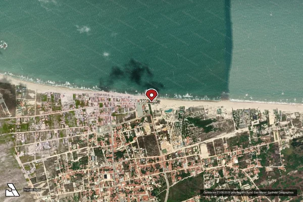 Imagem de satélite — Embargo IBAMA — Infração Ambiental - Cruz/CE