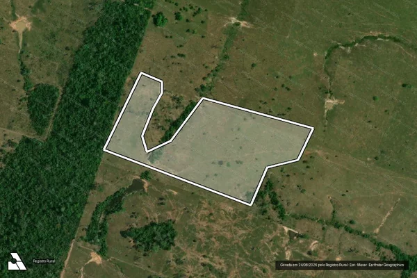 Imagem de satélite de Infração Ambiental em Plácido de Castro - AC
