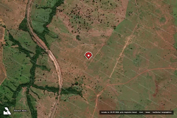 Imagem de satélite — Embargo IBAMA — Infração da Flora — Miracema do Tocantins/TO