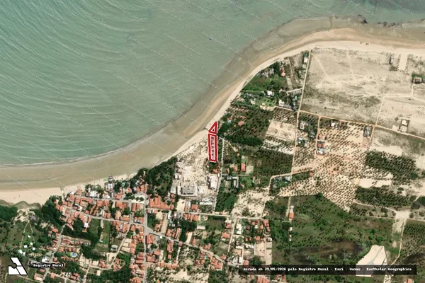 Imagem de satélite — Embargo Ambiental — Amontada/CE