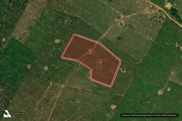 Imagem de satélite de Infração Ambiental em Porto Velho - RO